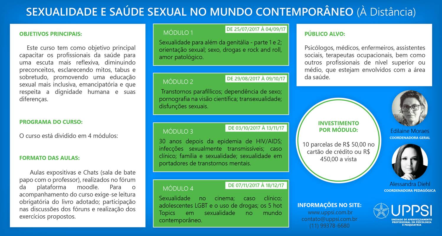 Curso de Sexualidade e Saúde Sexual no Mundo Contemporâneo - EAD - Módulo 1  - CFP | CFP