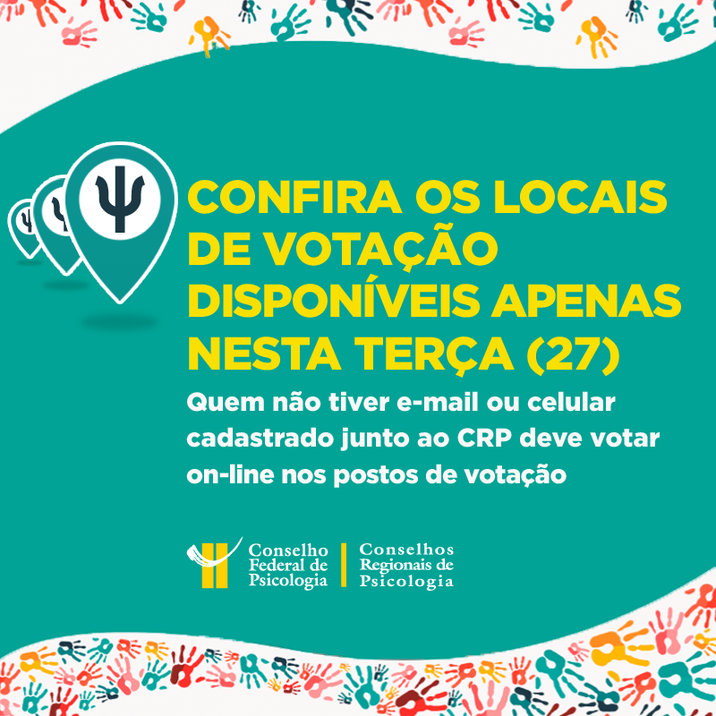 Confira Os Locais De Vota O Dispon Veis Apenas Nesta Ter A Cfp