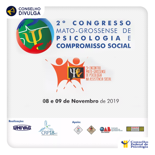 Cfp Participa Do Ii Congresso Mato Grossense De Psicologia E