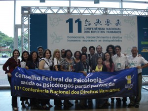 Psicólogos na 11ª Conferência Nacional dos Direitos Humanos
