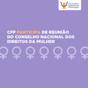 CFP participa de reunião ordinária do Conselho Nacional dos Direitos da Mulher