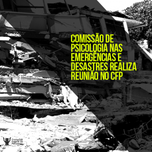 Comissão de Psicologia nas Emergências e Desastres realiza reunião no CFP