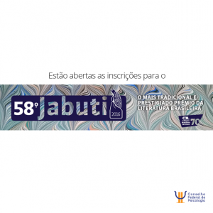 Estão abertas as inscrições para o 58ª Edição do Prêmio Jabuti