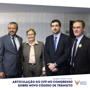 Participação da Psicologia no novo Código de Trânsito Brasileiro é discutida no Congresso