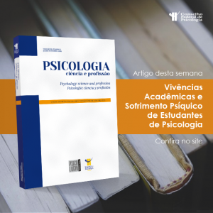 Vivências acadêmicas e sofrimento psíquico de estudantes de Psicologia