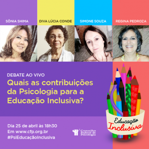CFP promove debate sobre educação inclusiva no Brasil