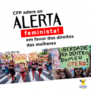 CFP adere ao Alerta Feminista em favor dos direitos das mulheres