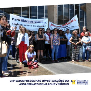 Sistema Conselhos exige justiça para Marcus Vinicius de Oliveira