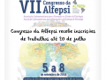 Imagem do cartaz do VII Congresso da Alfepsi, contendo imagens que relacionando a Psicologia com a cidade do Rio de Janeiro
