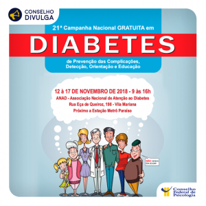 CFP apoia campanha de prevenção ao Diabetes