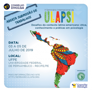 Recife receberá a 2ª edição do Seminário Internacional da Ulapsi