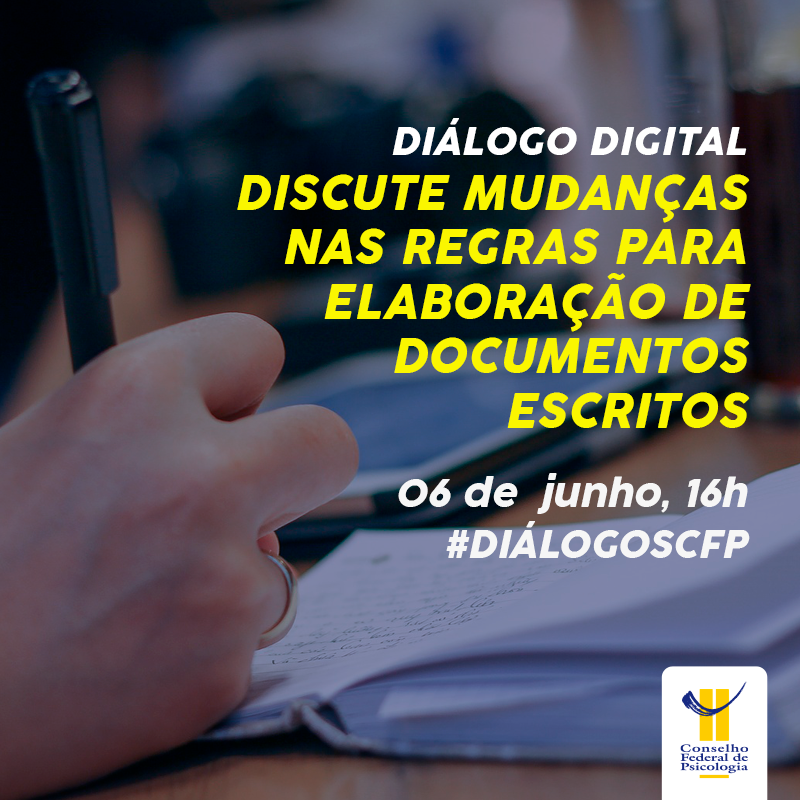 Diálogo Digital do CFP discute testes psicológicos - CFP