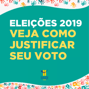 Eleições 2019: Saiba como justificar seu voto