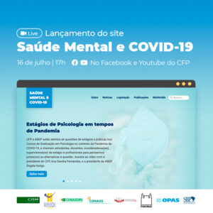 Saúde Mental e Covid-19: Coletivo lançará site como estratégia de enfrentamento à pandemia