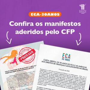 ECA 30 anos: CFP reafirma necessidade de defesa intransigente da infância e da adolescência