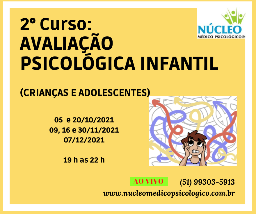 2° Curso Avaliação Psicológica Infantil Crianças E Adolescentes Cfp Cfp 3688