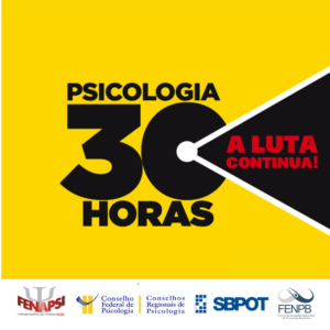 Posicionamento conjunto em defesa da jornada de 30 horas para psicólogas e psicólogos