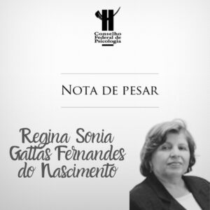 Nota de Pesar – Regina Sonia Gattas Fernandes do Nascimento