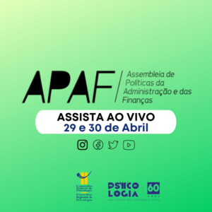 Acompanhe ao vivo a APAF de abril de 2022