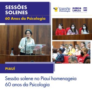 Cerimônia na Assembleia Legislativa do Piauí marca 60 anos da Psicologia no Brasil