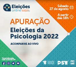 Eleições da Psicologia 2022: acompanhe a apuração ao vivo, a partir das 18h, horário de Brasília