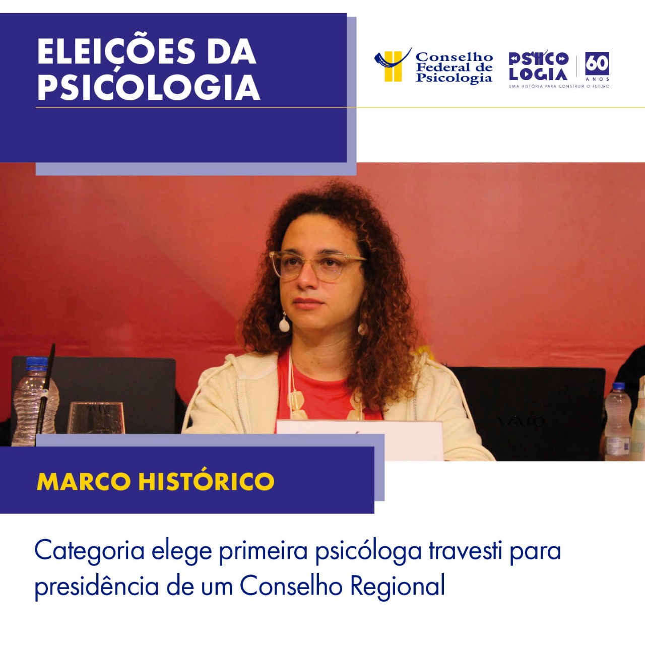 Categoria elege primeira psicóloga travesti para presidência de um Conselho  Regional - CFP | CFP