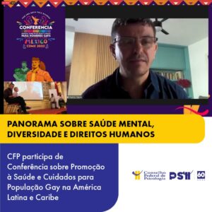 CFP participa de Conferência sobre Promoção à Saúde e Cuidados para População Gay na América Latina e Caribe