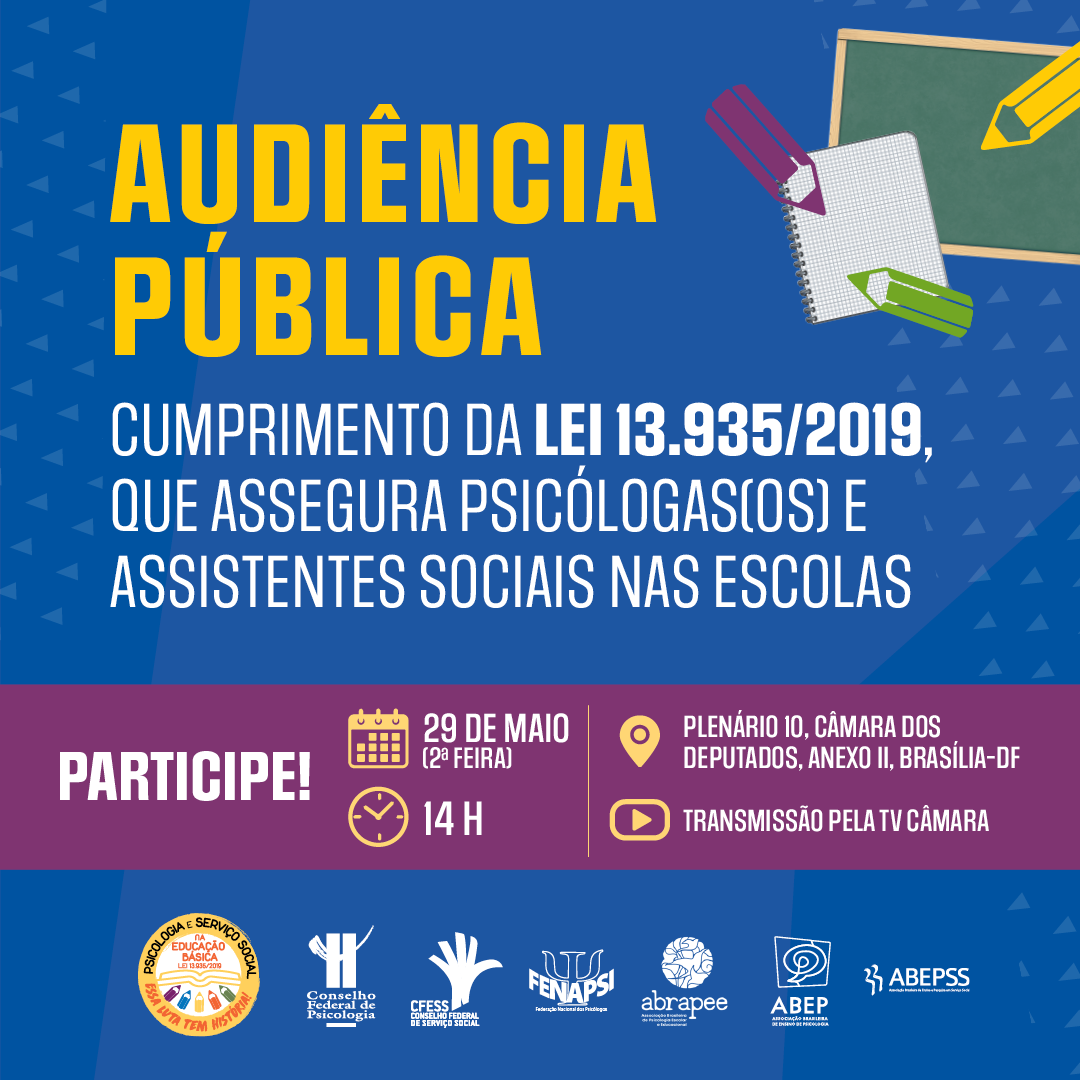 Capacitação on-line debateu a implementação da Lei 13.935/2019 em Santa  Catarina - Conselho Regional de Psicologia Santa Catarina - 12ª Região