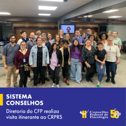 Sistema Conselhos: CFP faz visita técnica à sede do Conselho Regional de Psicologia do Rio Grande do Sul