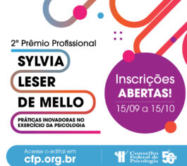 Inscrições abertas para II Prêmio Profissional Sylvia Leser de Mello