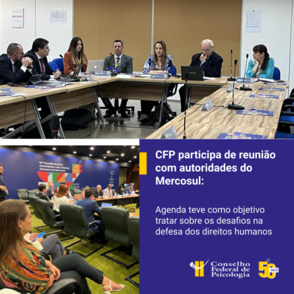 CFP participa de reunião com autoridades do Mercosul para tratar sobre os desafios na defesa dos direitos humanos