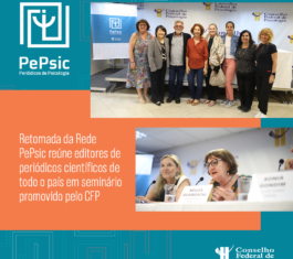 Retomada da Rede PePsic reúne editores de periódicos científicos de todo o país em seminário promovido pelo CFP