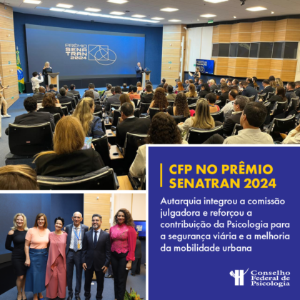 CFP participa da premiação anual da Secretaria Nacional de Trânsito