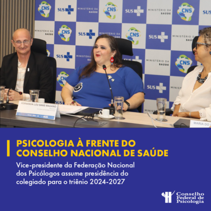 Psicóloga é eleita nova presidente do Conselho Nacional de Saúde