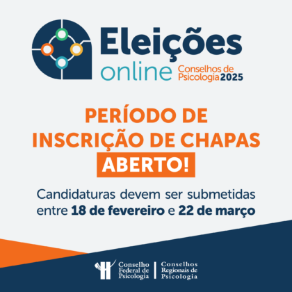 Comissões eleitorais anunciam início da inscrição de chapas para eleições dos CRPs e consulta nacional do CFP