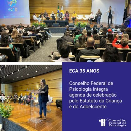CFP participa de atividades no marco dos 35 anos do Estatuto da Criança e do Adolescente