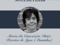 Nota de Pesar - Maria da Conceição Diniz Pereira de Lyra