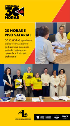 GT 30 HORAS aprofunda diálogo com Ministério da Saúde na busca pela fonte de custeio para valorização profissional
