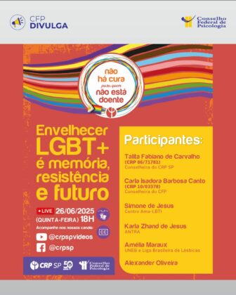 Live desafios do envelhecimento LGBTQIA+ no Brasil