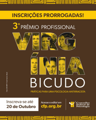 Prêmio Profissional Virgínia Bicudo: CFP prorroga prazo para inscrições até 20 de outubro