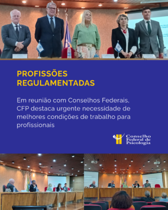 Em reunião no Fórum dos Conselhos Federais de Profissões Regulamentadas, CFP defende a luta pelo exercício ético das categorias