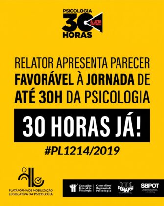 30 Horas para a Psicologia: relator apresenta parecer favorável e Projeto de Lei segue para votação na CCJC