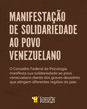 Manifestação de solidariedade ao povo venezuelano
