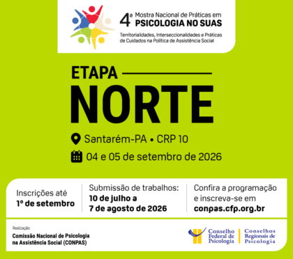 4ª Mostra SUAS: Etapa Norte inicia abertura das inscrições