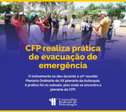 CFP realiza prática de evacuação de emergência